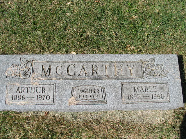 Arthur and Mable McCarthy